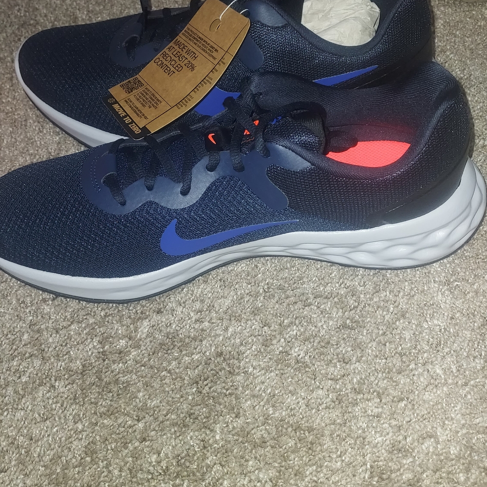 Nike Navy and Blue Running Shoes Sold